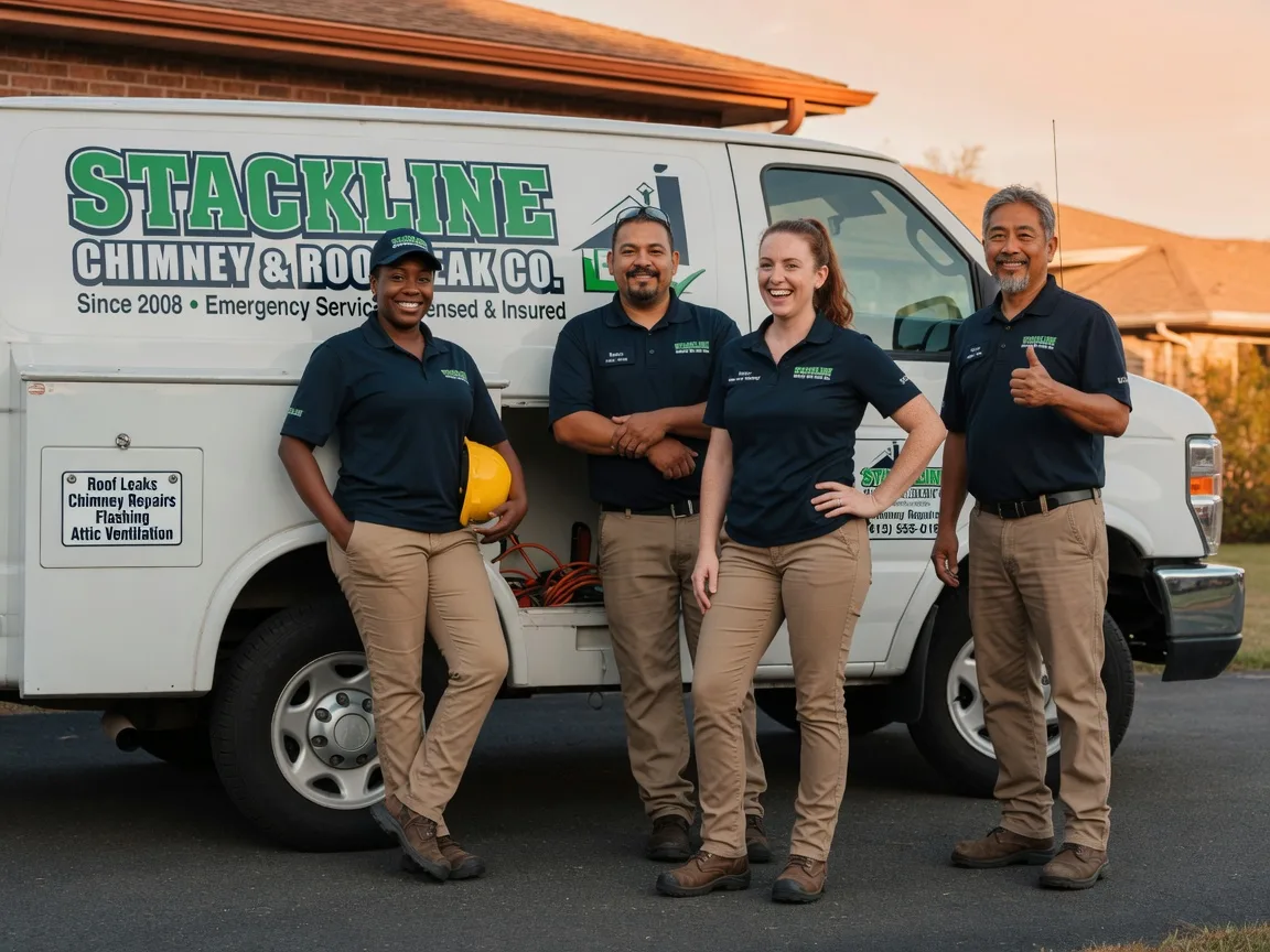Chimney flashing repair company in Woodbury, VT